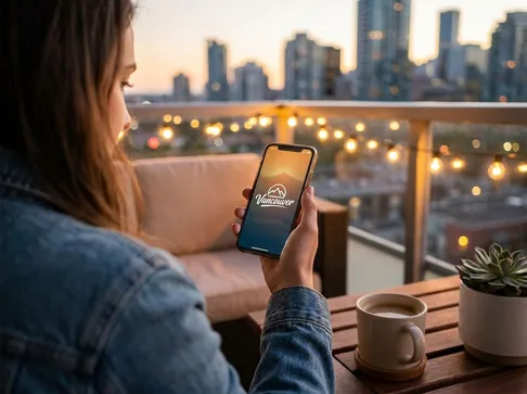 mobile app download and transactions | Vancouver